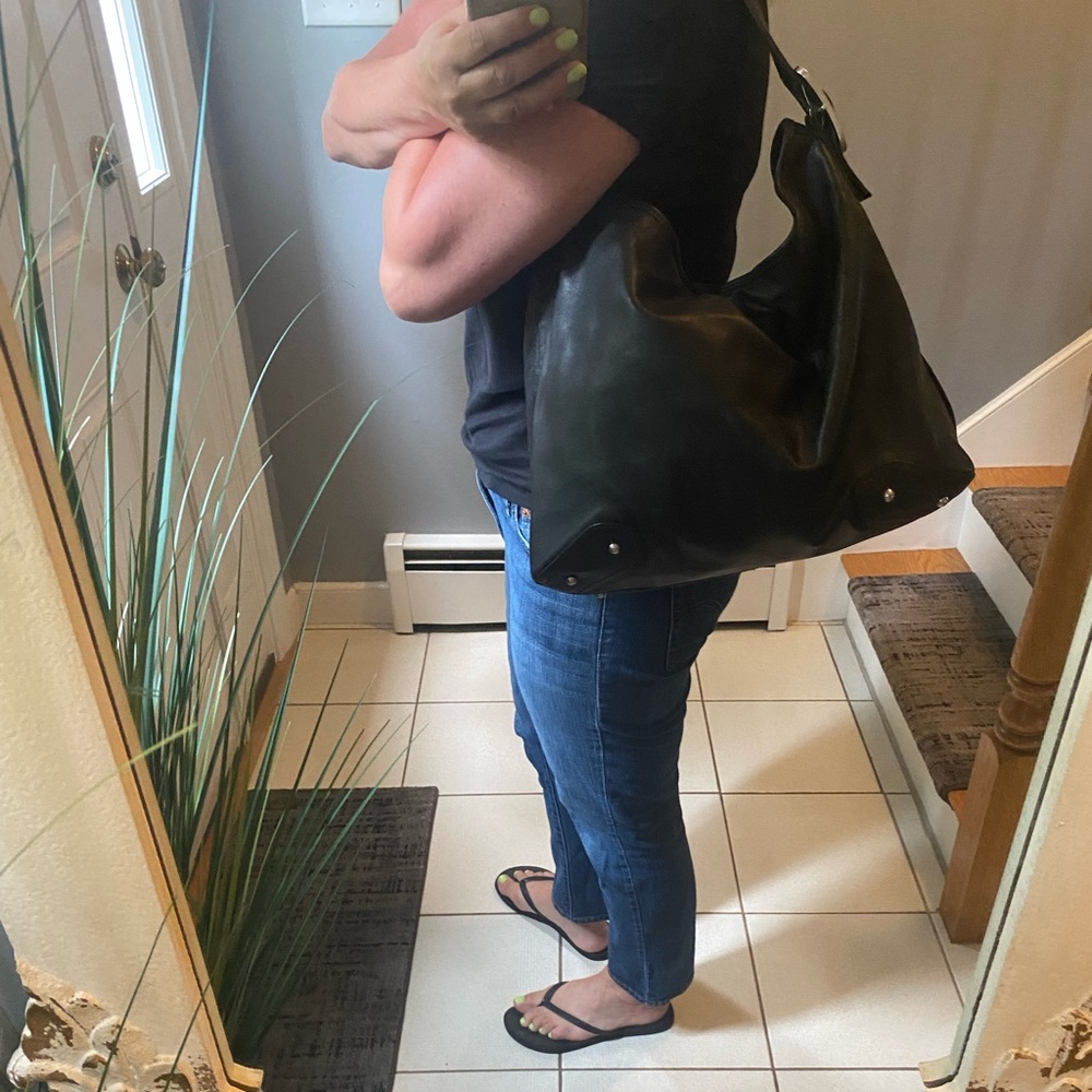 Cole Haan leather hobo bag EUC
